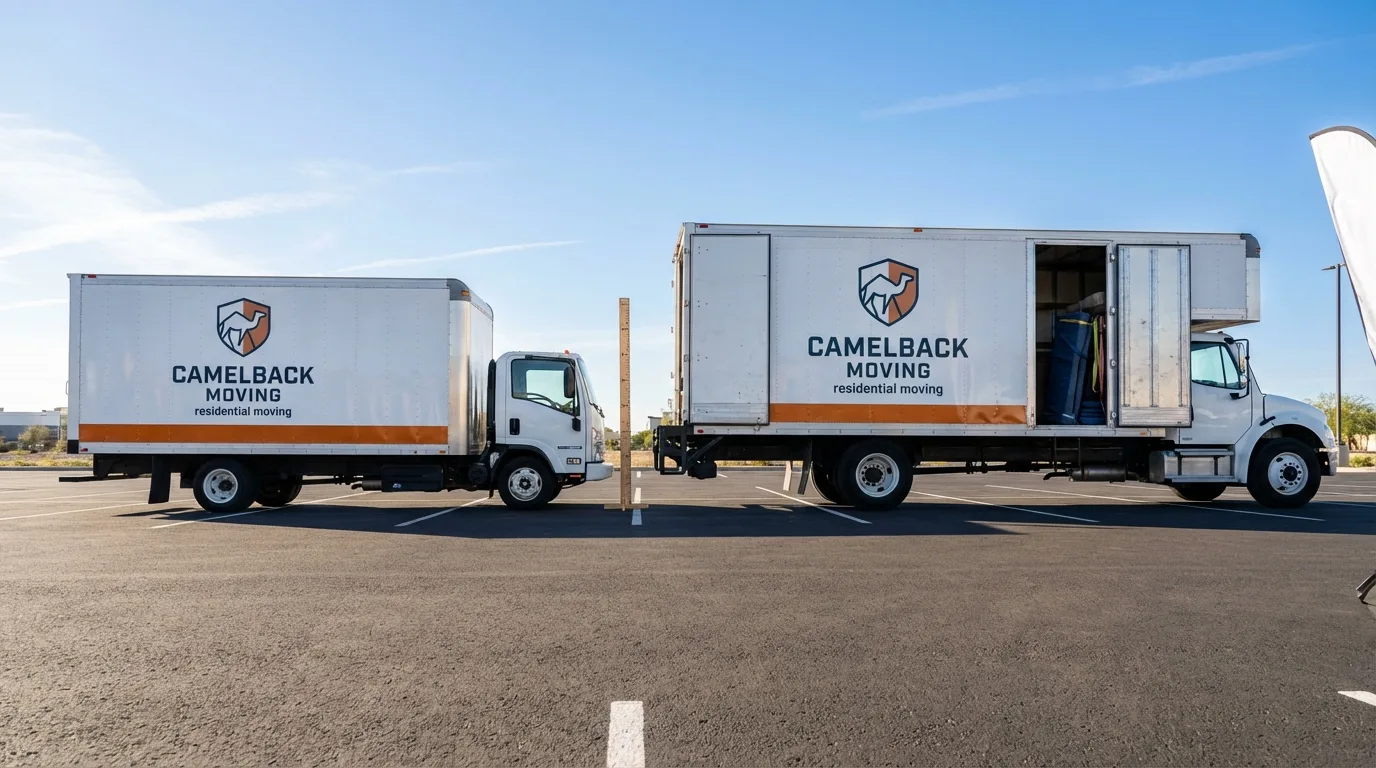 Moving truck size capacity guide in Kent City